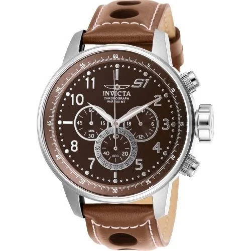 Invicta Men's 25726 S1 Rally Brown Leather Watch