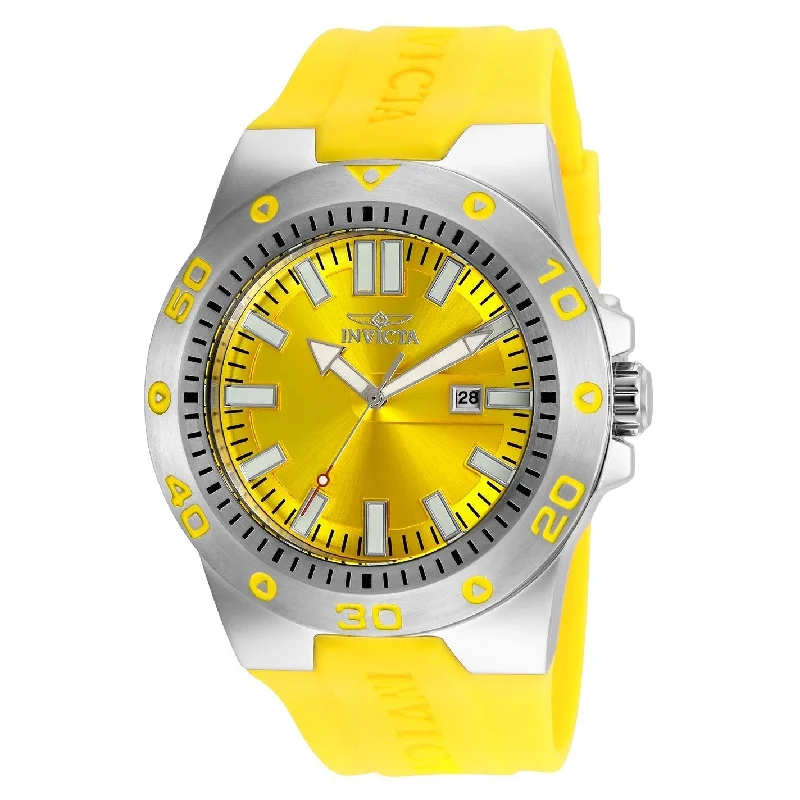 Invicta Men's 25760 Pro Diver Yellow Polyurethane Watch