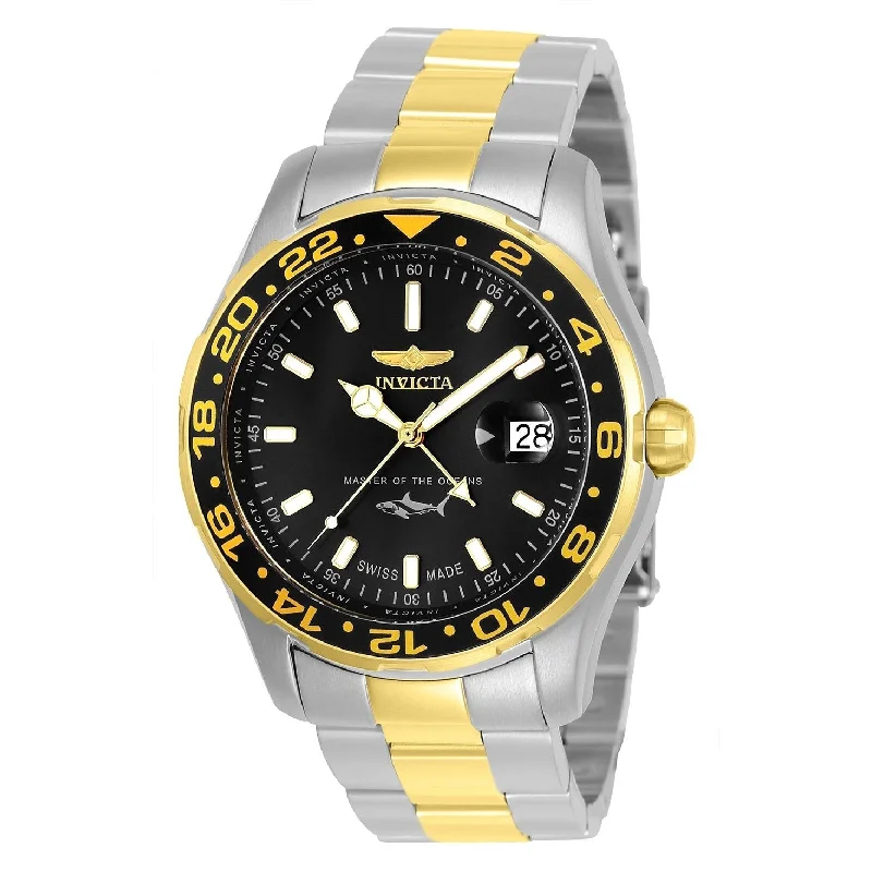 Invicta Men's 25825 Pro Diver Gold-Tone and Silver Stainless Steel Watch