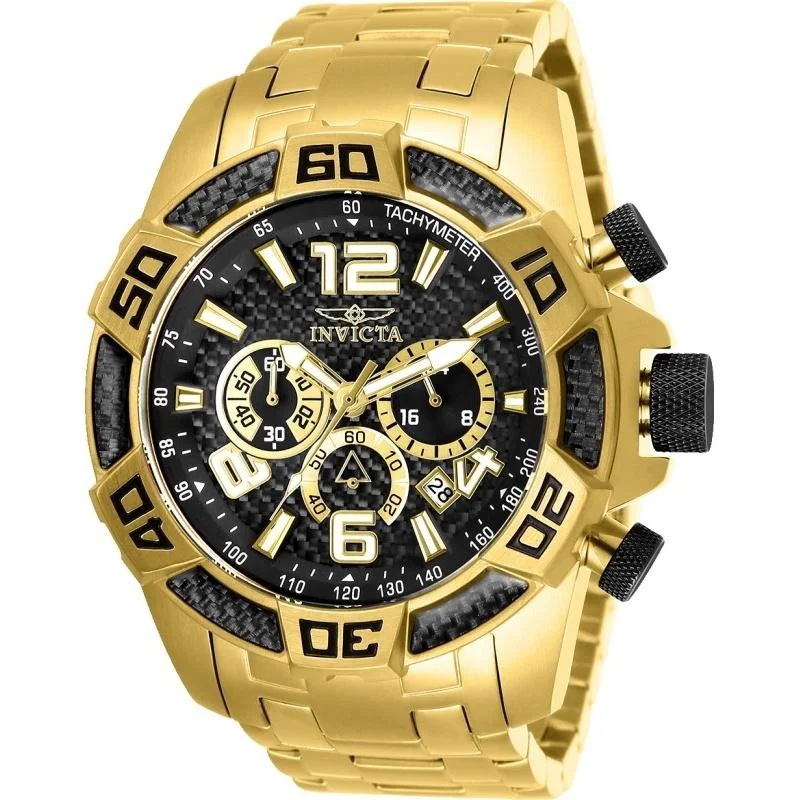 Invicta Men's 25853 Pro Diver Scuba Gold-Tone Stainless Steel Watch