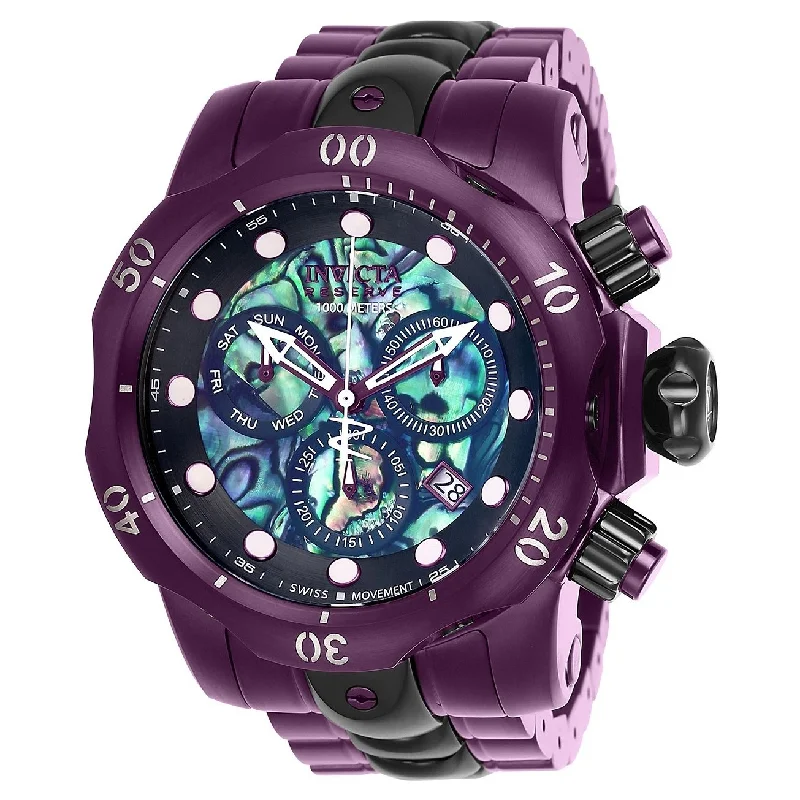 Invicta Men's 25917 Reserve Venom Purple Stainless Steel Watch