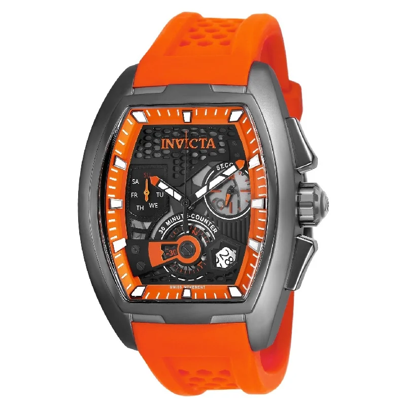 Invicta Men's 25937 S1 Rally Diablo Orange Silicone Watch