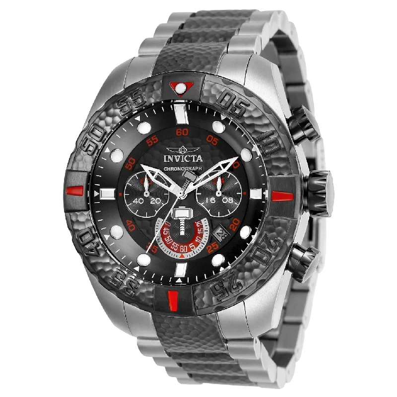 Invicta Men's 25984 Marvel Thor Gun Metal and Silver Stainless Steel Watch