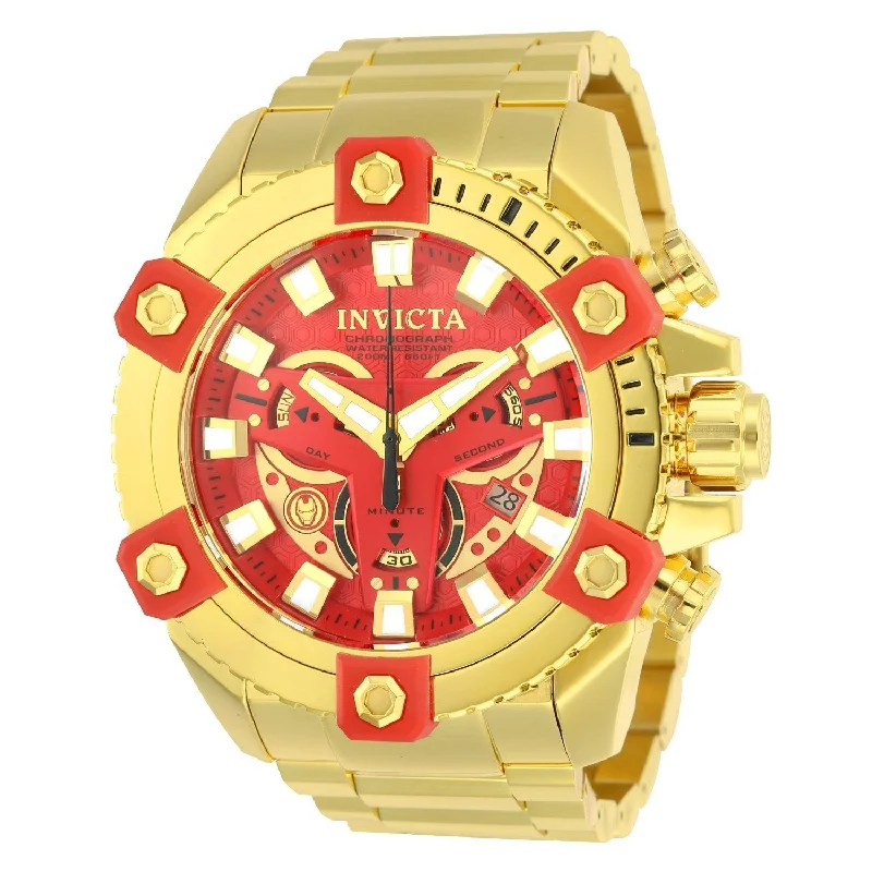 Invicta Men's 26014 Marvel Ironman Red Stainless Steel Watch