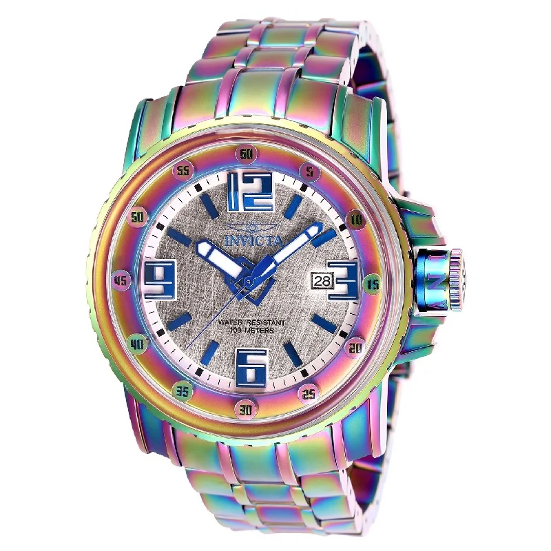 Invicta Men's 26030 Pro Diver Automatic Iridescent Stainless Steel Watch