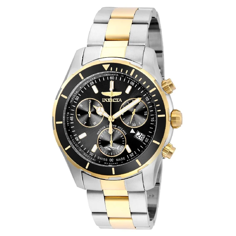 Invicta Men's 26057 Pro Diver Gold-Tone and Silver Stainless Steel Watch