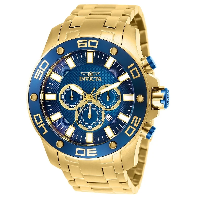 Invicta Men's 26078 Pro Diver Scuba Gold-Tone Stainless Steel Watch