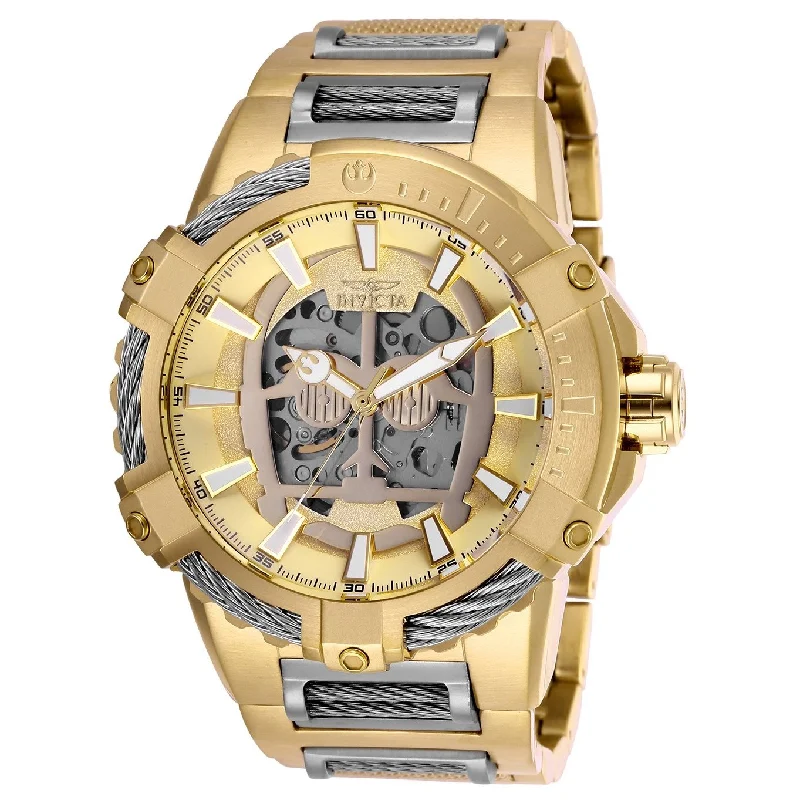 Invicta Men's 26205 Star Wars C-3Po Automatic Gold-tone and Silver Stainless Steel Watch