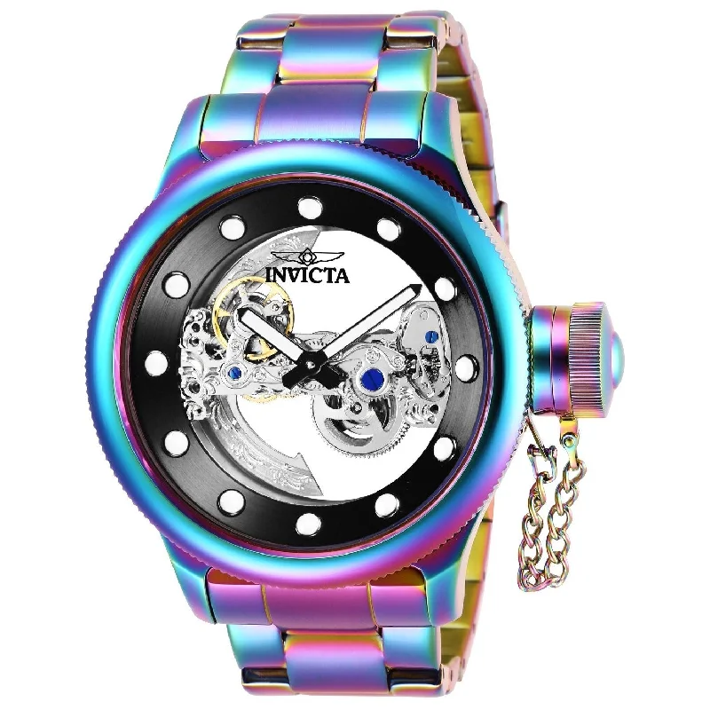 Invicta Men's 26273 Russian Diver Rainbow Polyurethane and Stainless Steel Watch