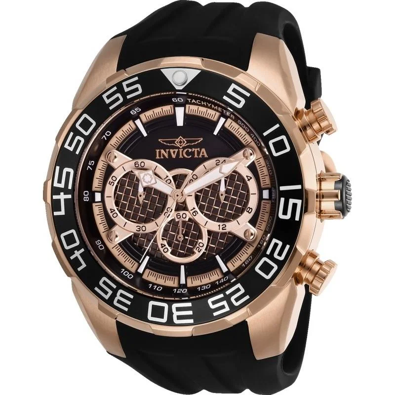 Invicta Men's 26304 Speedway Black Silicone Watch