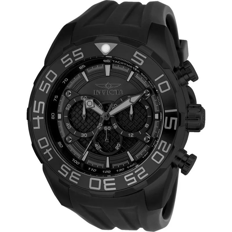 Invicta Men's 26309 Speedway Black Silicone Watch