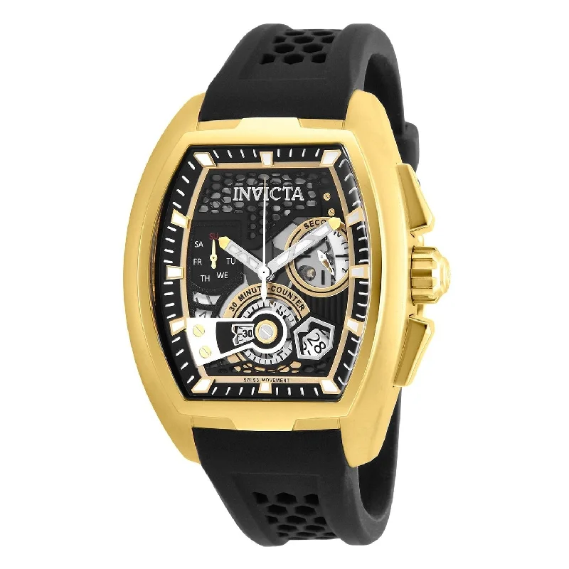 Invicta Men's 26398 S1 Rally Diablo Black Silicone Watch