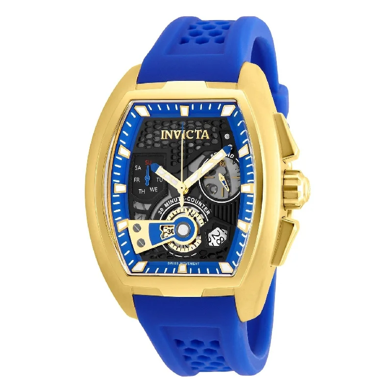 Invicta Men's 26399 S1 Rally Diablo Blue Silicone Watch