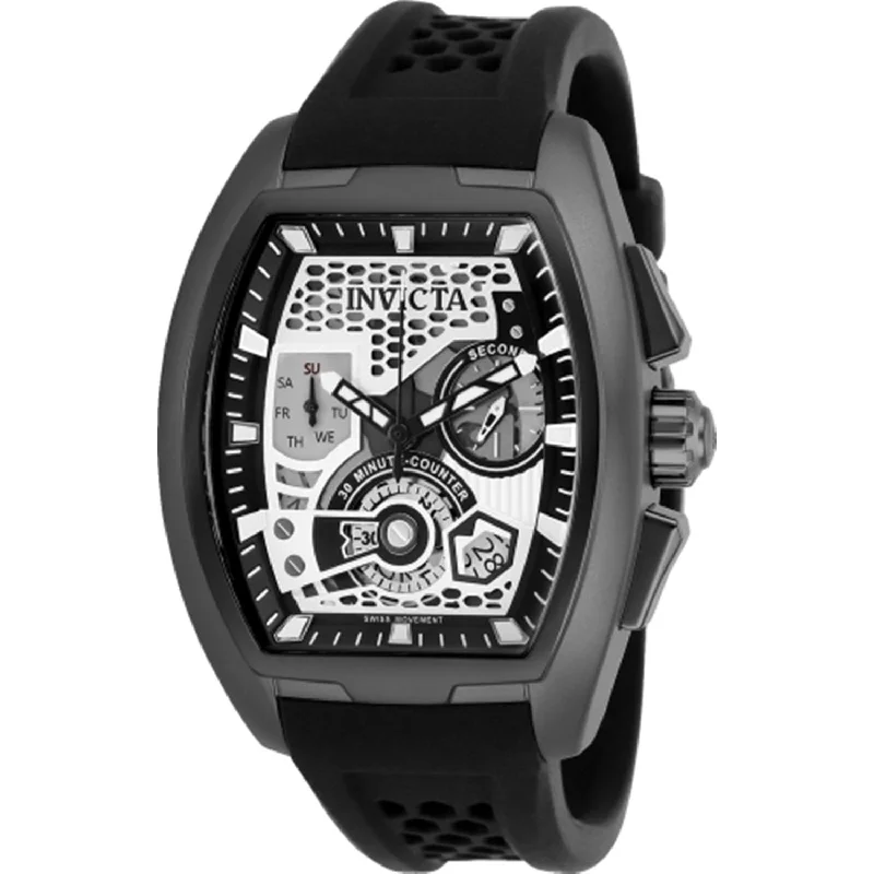 Invicta Men's 26401 S1 Rally Diablo Black Silicone Watch