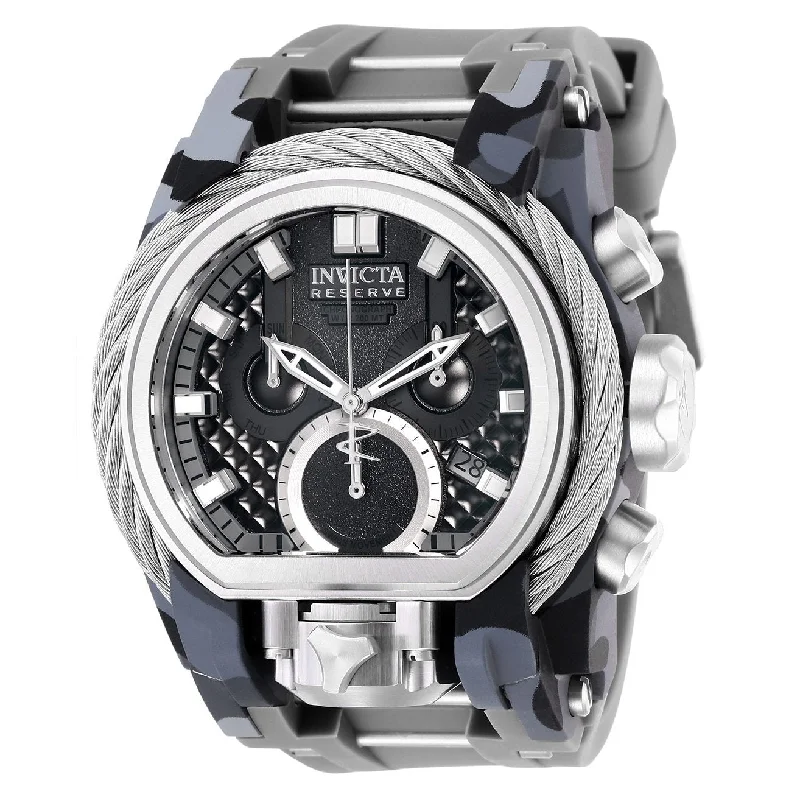 Invicta Men's 26439 Reserve Bolt Zeus Grey Silicone Watch