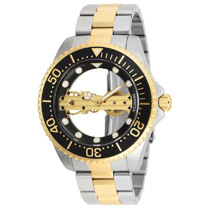 Invicta Men's 26479 Pro Diver Mechanical Gold-Tone and Silver Stainless Steel Watch