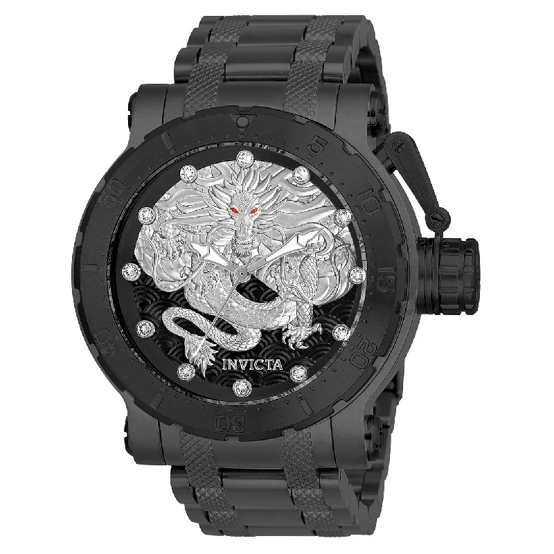 Invicta Men's 26512 Coalition Forces Black Stainless Steel Watch