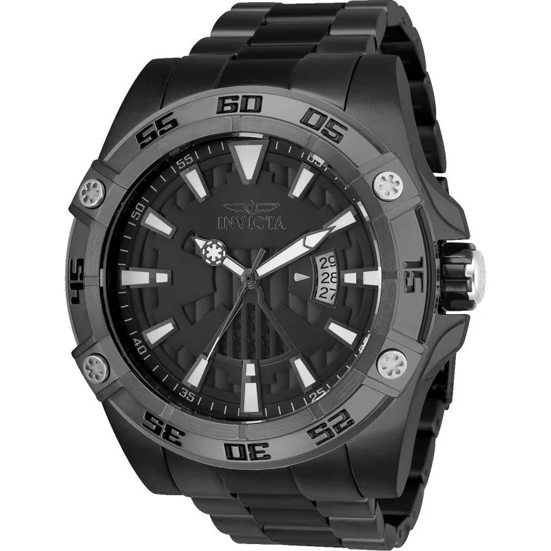 Invicta Men's 26524 Star Wars Darth Vader Automatic Black and Gunmetal Stainless Steel Watch