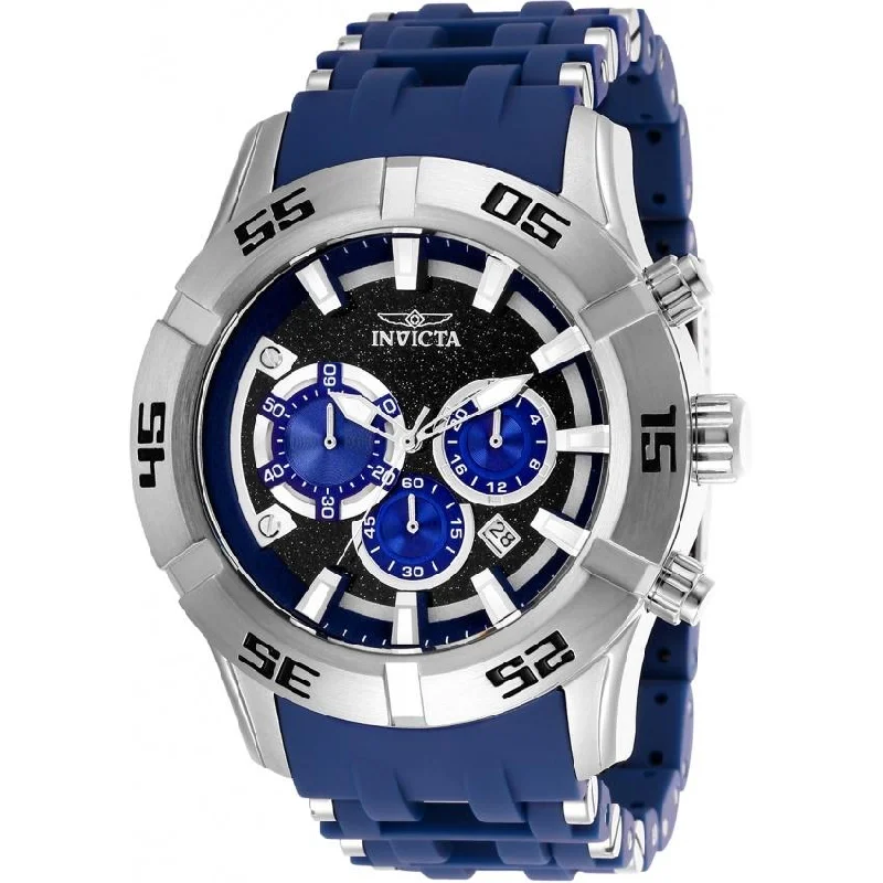 Invicta Men's 26532 Sea Spider Blue Polyurethane and Stainless Steel Watch