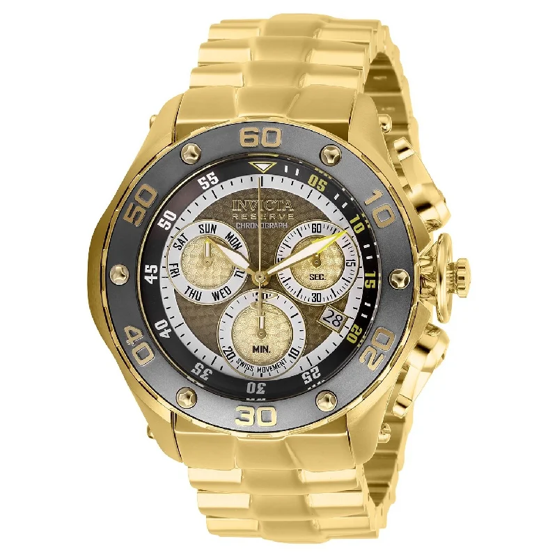 Invicta Men's 26572 Reserve Venom Gold-Tone Stainless Steel Watch