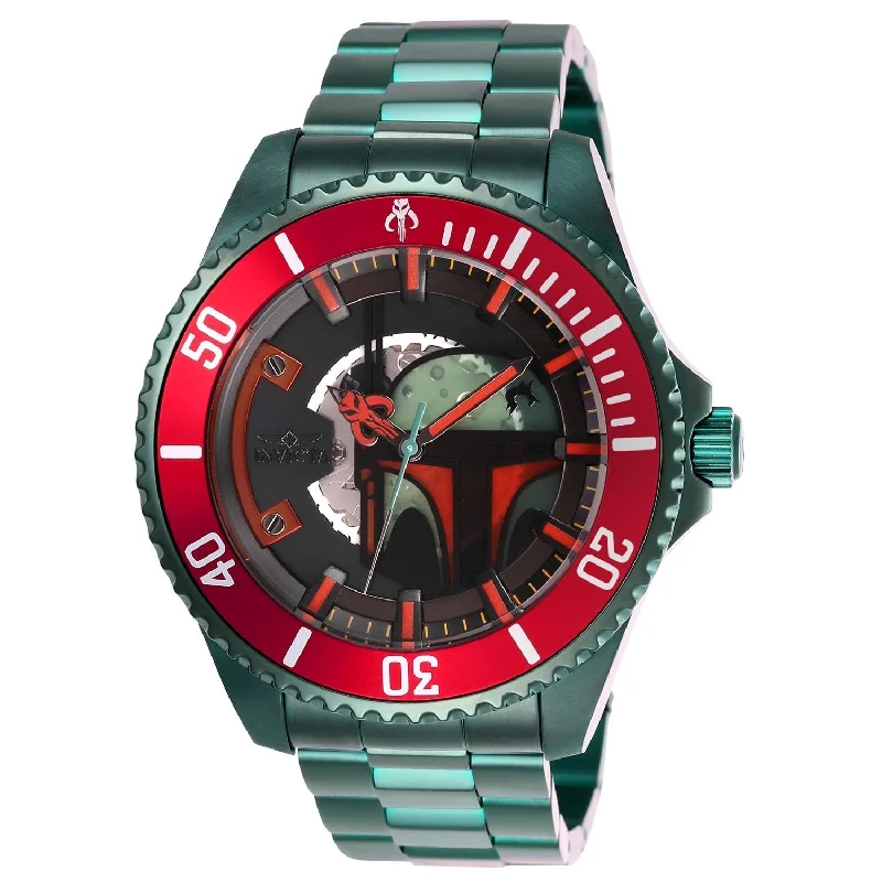 Invicta Men's 26598 Star Wars Boba Fett Automatic Green Stainless Steel Watch