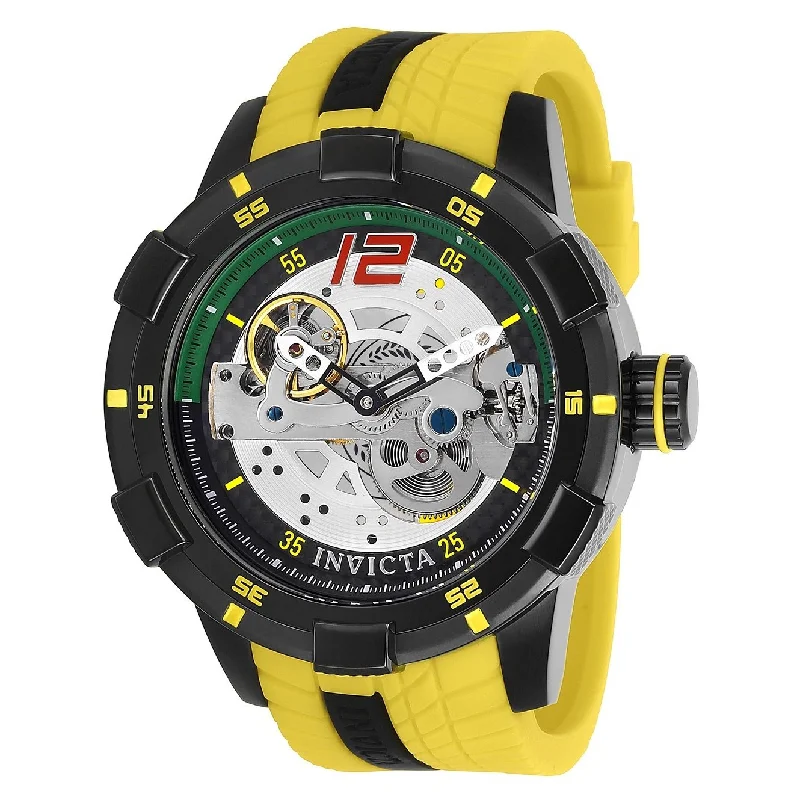 Invicta Men's 26617 S1 Rally Race Team Yellow and Black Inserts Silicone Watch