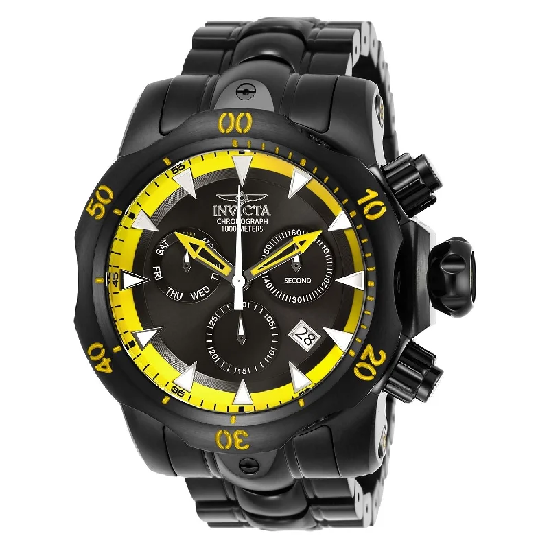 Invicta Men's 26637 Venom Reserve Black Stainless Steel Watch