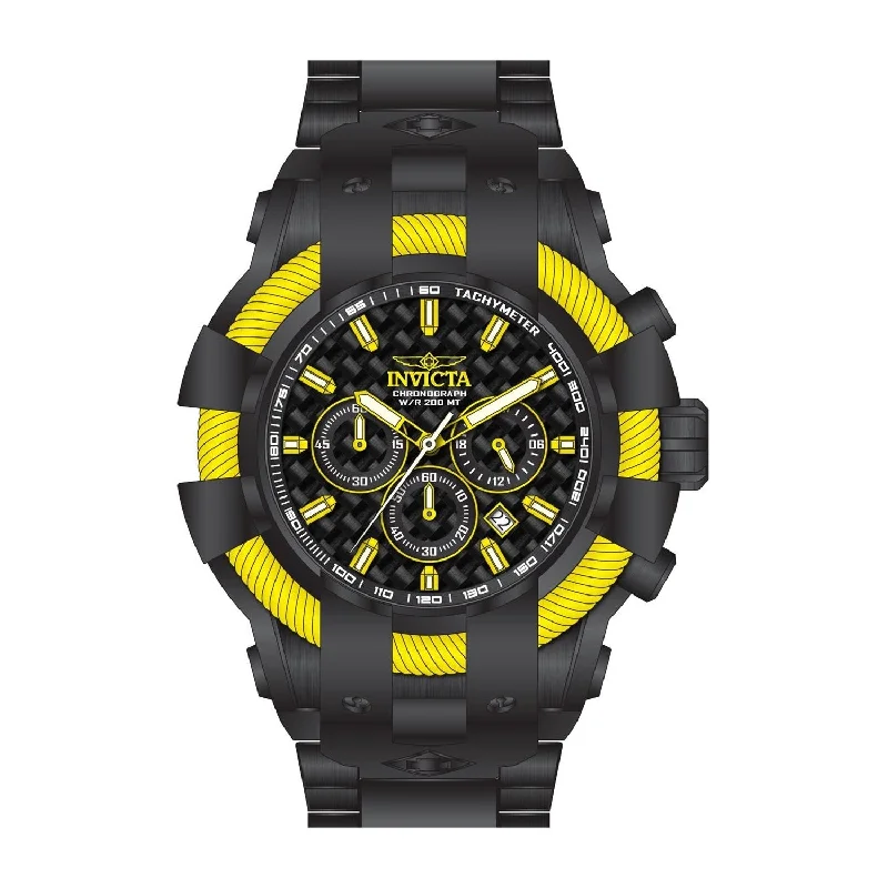 Invicta Men's 26678 Bolt Black Stainless Steel Watch