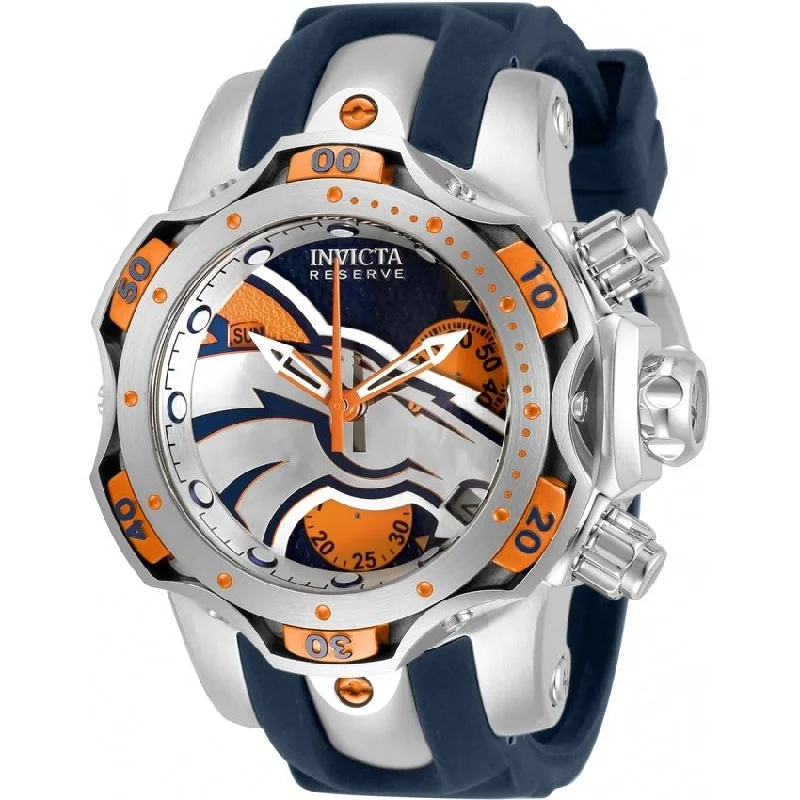 Invicta Women's 33100 NFL Broncos Blue Silicone Watch