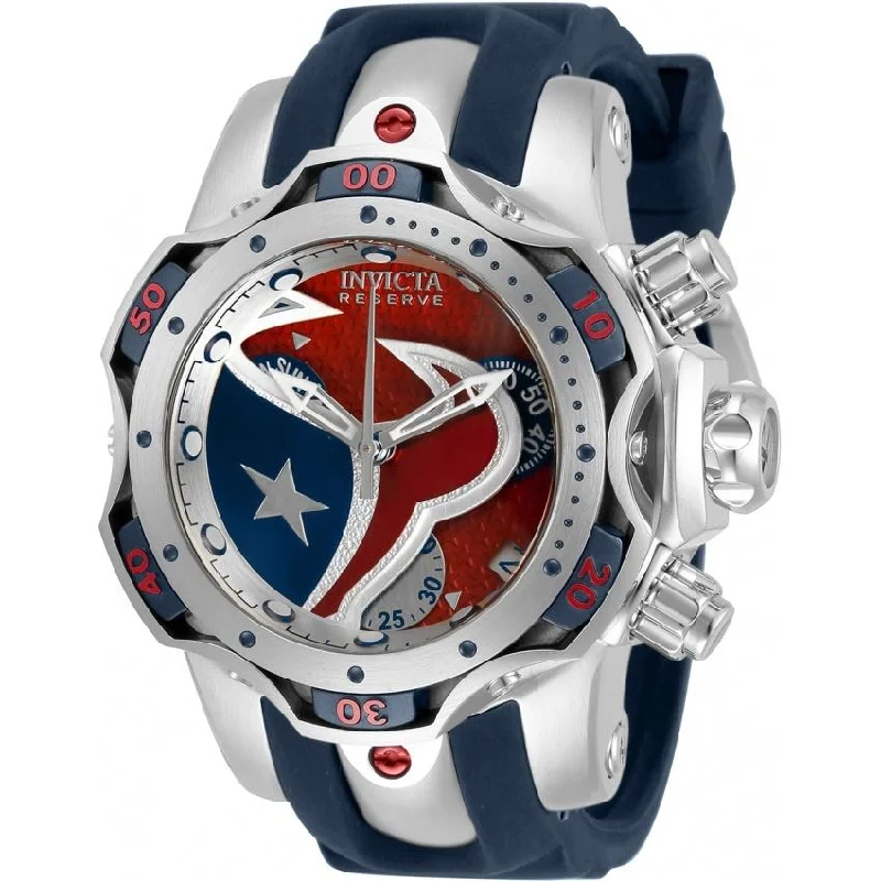 Invicta Women's 33102 NFL Texans Blue Silicone Watch