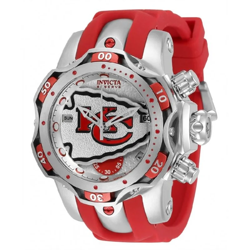 Invicta Women's 33103 NFL Chiefs Red Silicone Watch