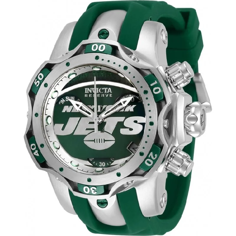 Invicta Women's 33106 NFL Jets Green Silicone Watch