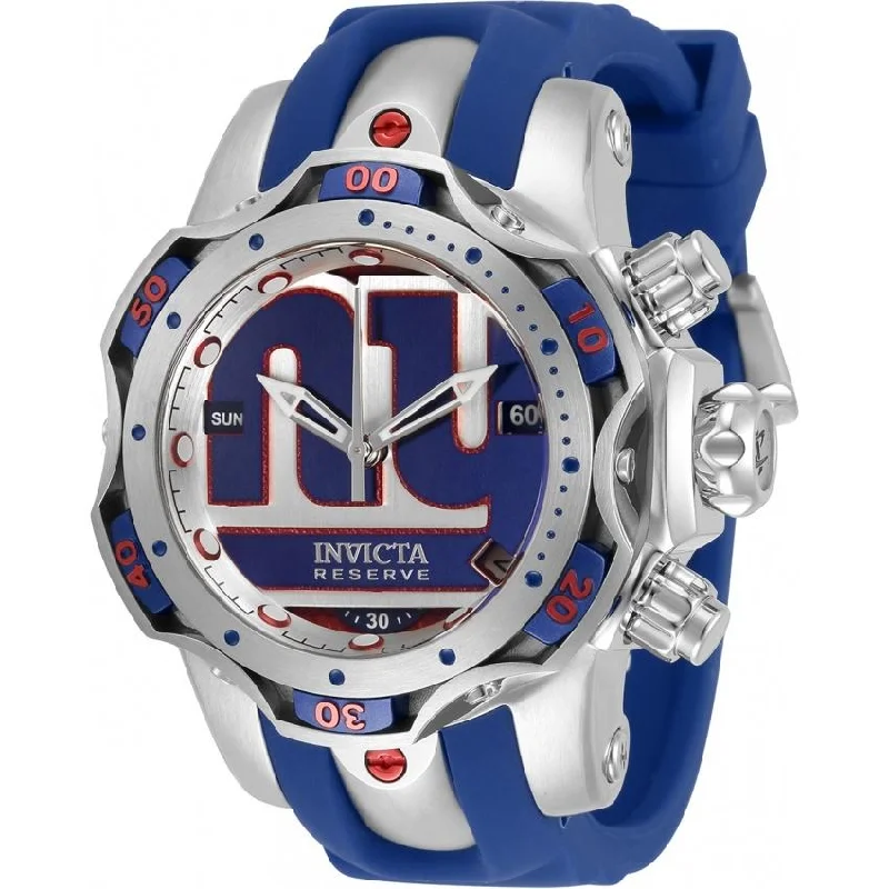 Invicta Women's 33107 NFL Giants Blue Silicone Watch