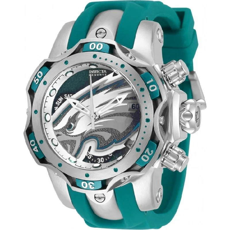 Invicta Women's 33109 NFL Eagles Green Silicone Watch