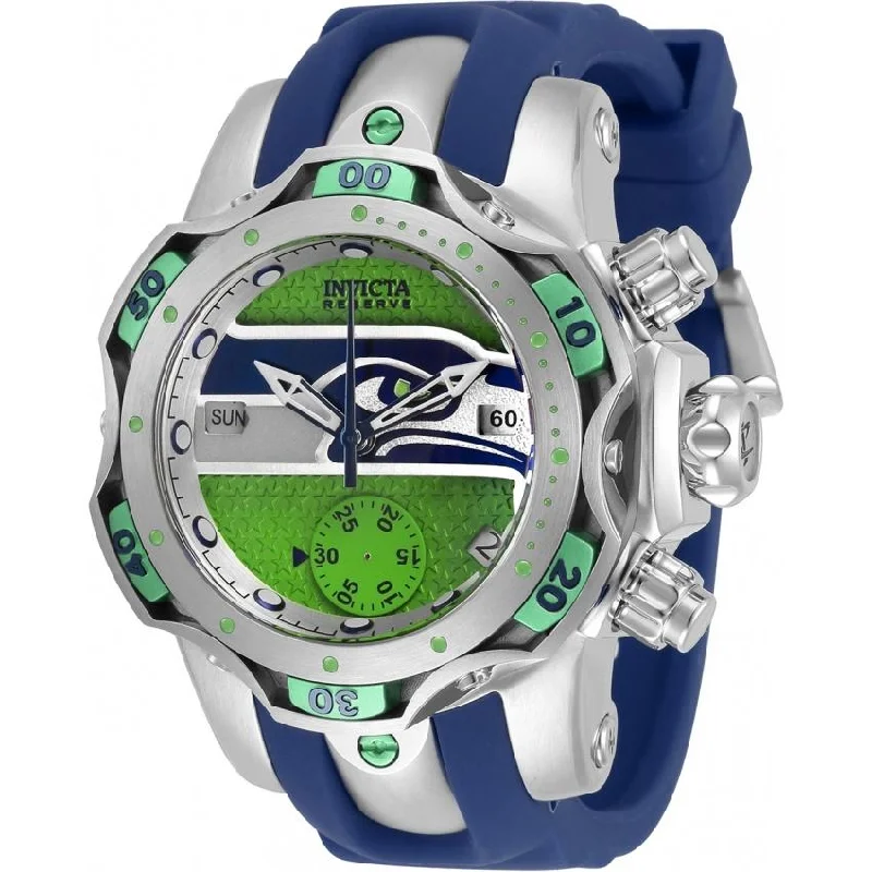 Invicta Women's 33112 NFL Seahawks Blue Silicone Watch