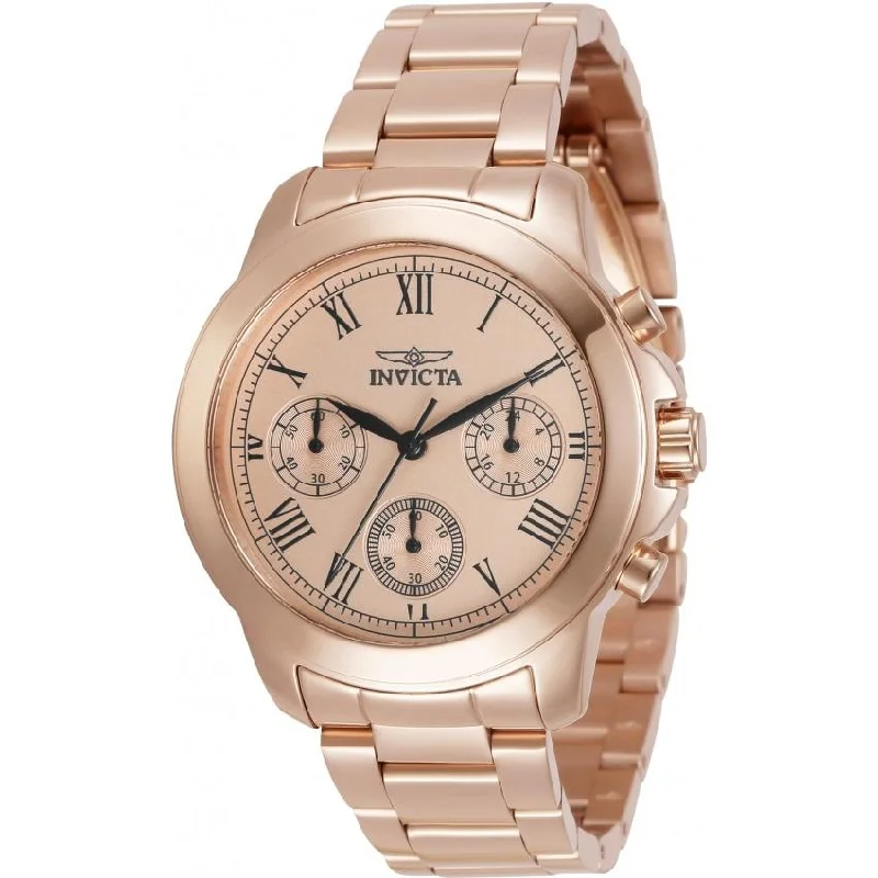 Invicta Women's 34422 Specialty Rose-Tone Stainless Steel Watch