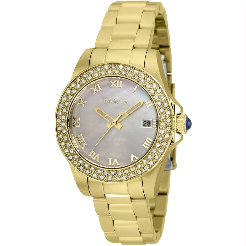 Invicta Women's 36073 Angel Gold-Tone Stainless Steel Watch