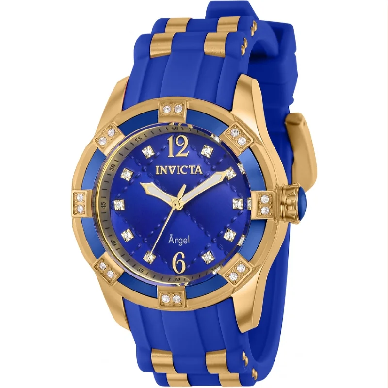 Invicta Women's 36717 Angel Blue Silicone Watch