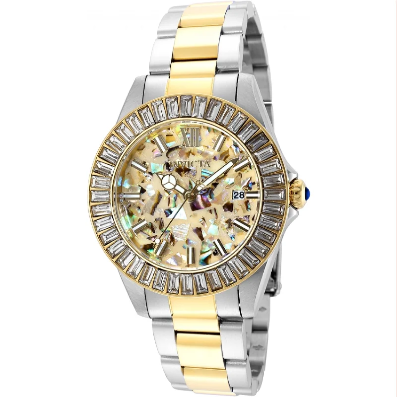 Invicta Women's 36975 Angel Gold-Tone and Silver Stainless Steel Watch