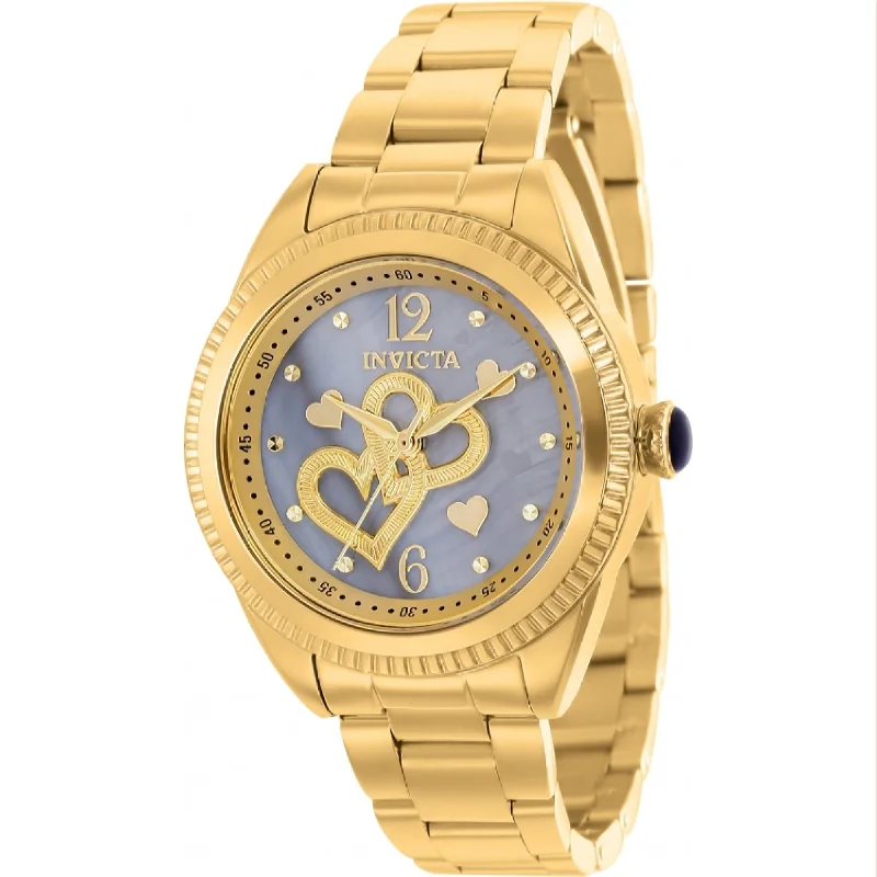 Invicta Women's 37120 Angel Gold-Tone Stainless Steel Watch