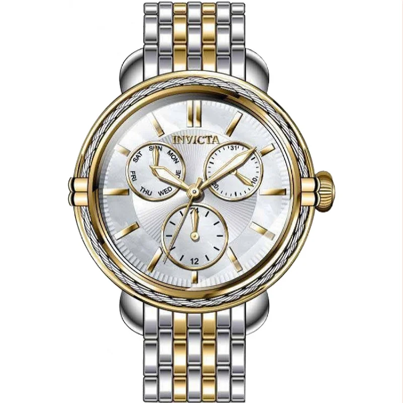 Invicta Women's 37274 Wildflower Gold-Tone and Silver Stainless Steel Watch