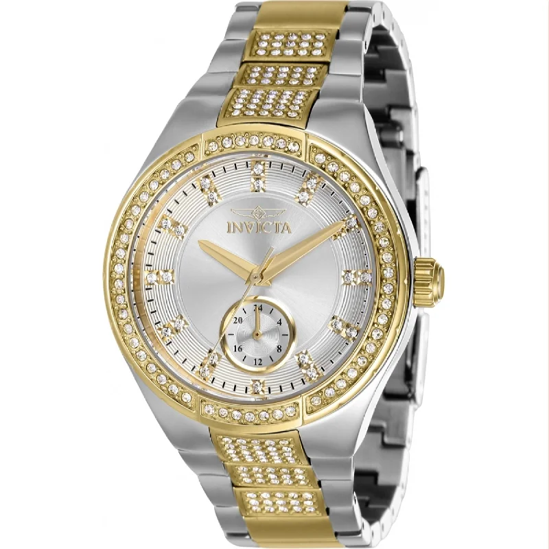 Invicta Women's 38632 Specialty Gold-Tone and Silver Stainless Steel Watch