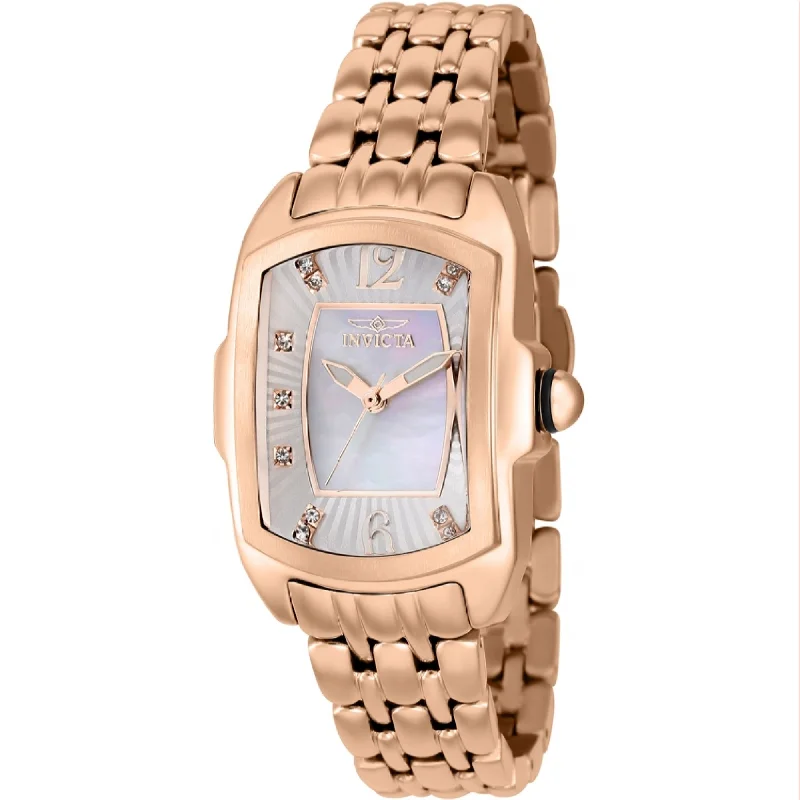 Invicta Women's 39767 Lupah Rose-Tone Stainless Steel Watch