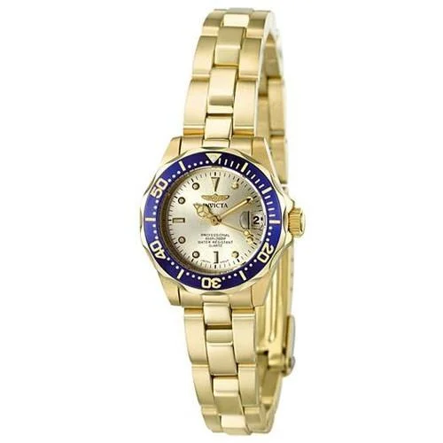 Invicta Women's 4610 Pro Diver Gold-Tone Stainless Steel Watch