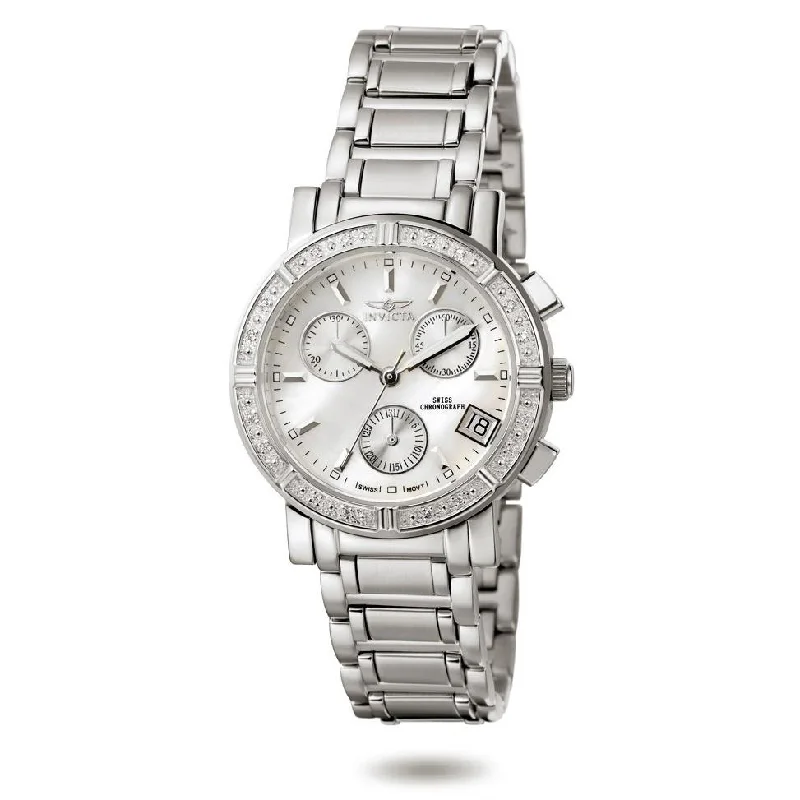 Invicta Women's 4718 Wildflower Chronograph Stainless Steel Watch