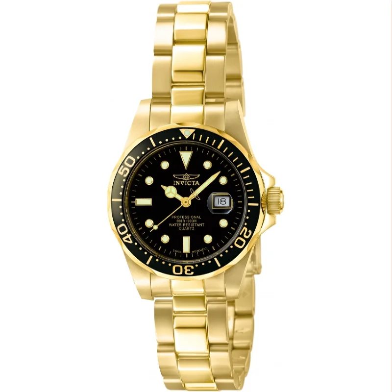 Invicta Women's 4869 Pro Diver Gold-Tone Stainless Steel Watch