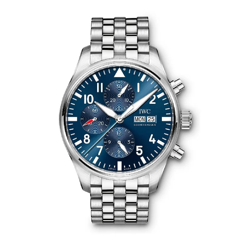 IWC Men's IW377717 Pilot Le Petit Prince Chronograph Automatic Stainless Steel Watch