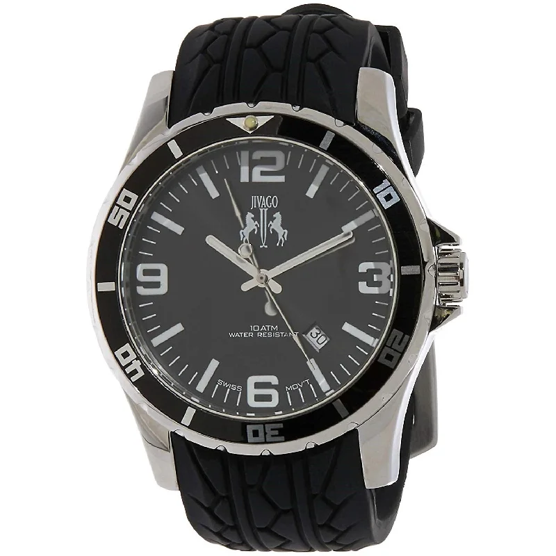 Jivago Men's JV0111 Ultimate Black Silicone Watch