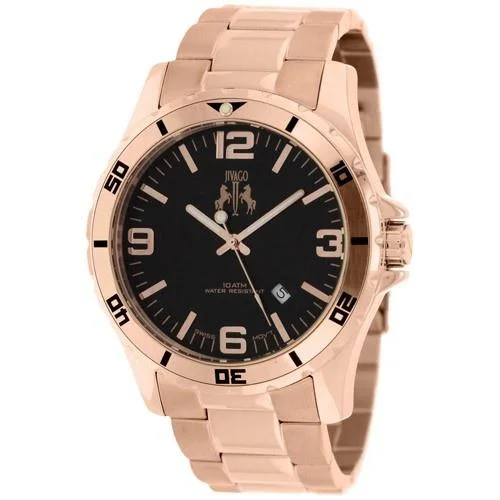 Jivago Men's JV6112 Ultimate Rose-Tone Stainless Steel Watch