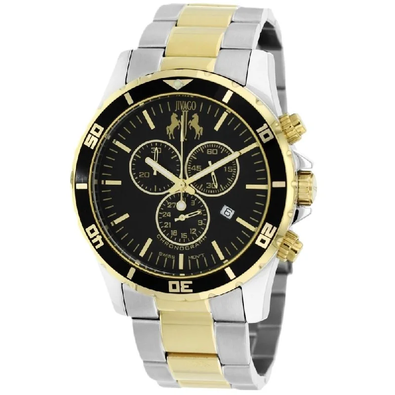 Jivago Men's JV6129 Ultimate Chronograph Two-Tone Stainless Steel Watch